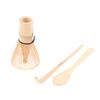 3 Stück/Set Bambus Matcha Besen Grüntee Pulver Pinsel Mühle Matcha Tee Chasen Mixer Rührlöffel Wiederverwendbarer Tee Besen Teegeschirr Tee Werkzeuge