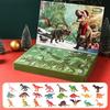 Dinosaur Advent Calendar - 24 Days Christmas Countdown Calendar Toy for Kids, Fun Holiday Party Decor & Supplies for Home