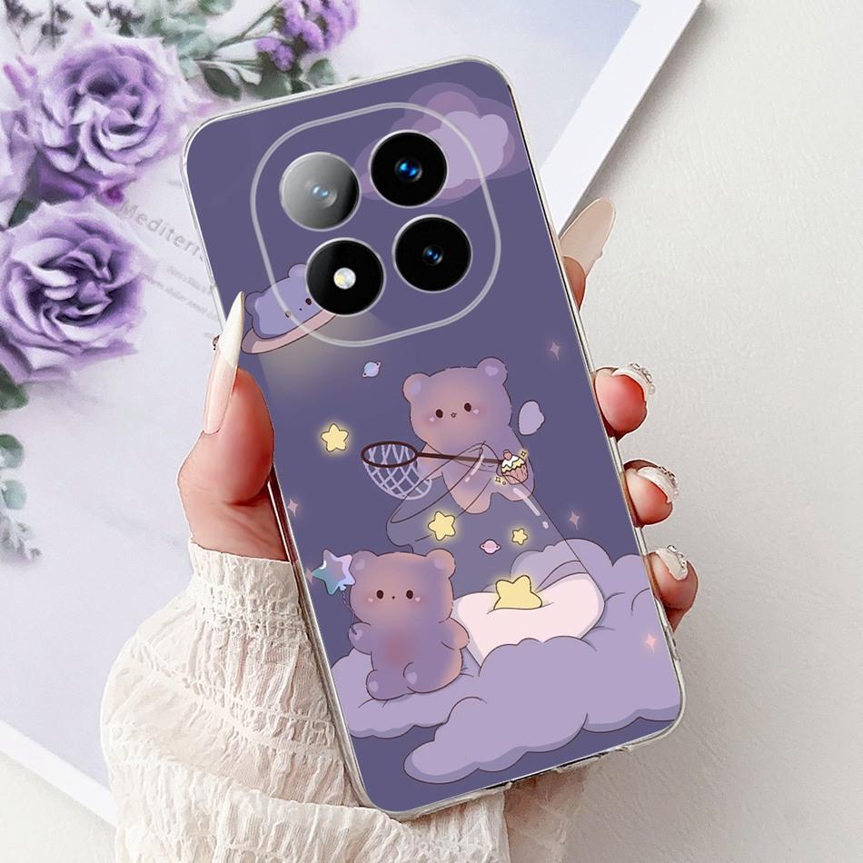 For Xiaomi Redmi Note 14 Pro+ Elegant Floral Butterfly Phone Case For Redmi Note14 Pro Plus 5G Soft Silicone TPU Cases