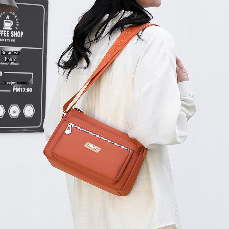 Summer 2026 Lightweight Nylon Crossbody Bag - Large Capacity & Fashionable for Casual Commuting