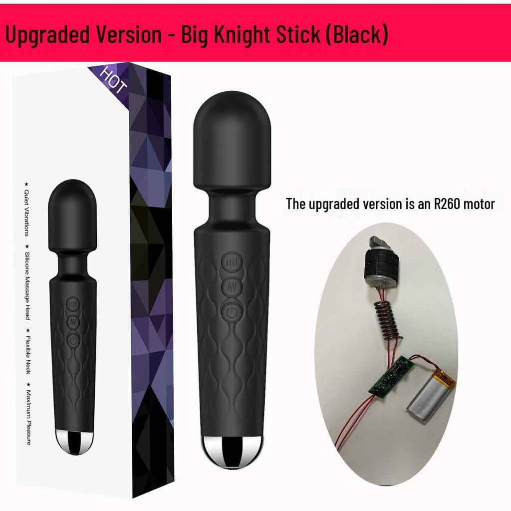Mehrfrequenz-Erdbeben-Ritter-Vibrator für Frauen - Starker Massage-AV-Stick Erwachsenen-Sexspielzeug