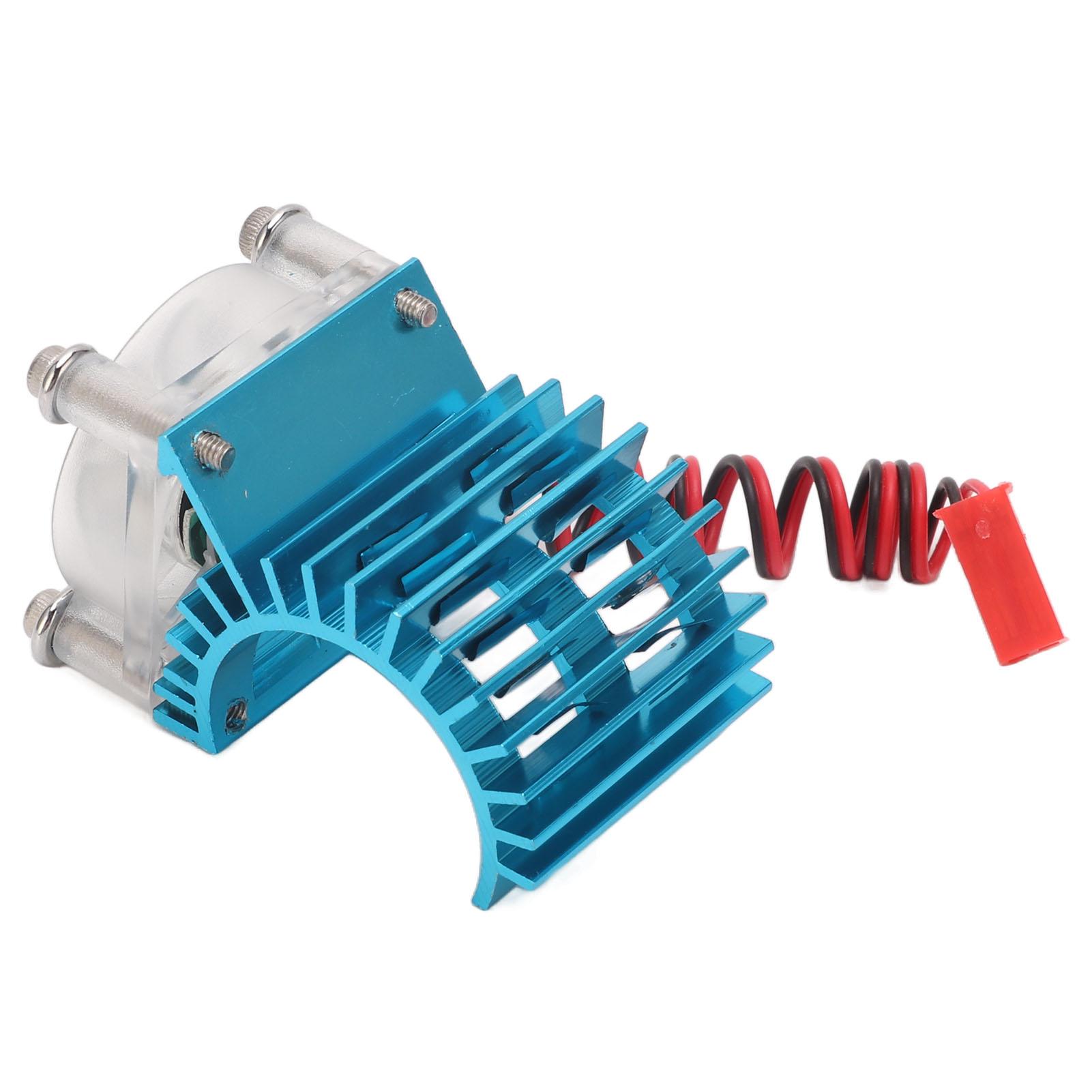 

Motor Heatsink with Cooling Fans Blue Housing High Rotation Speed Colorful Lights for Brushless