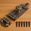 1Pcs Heavy Duty Zinc Alloy Door Latch Lock Vintage Style Sliding Bolt for Interior Exterior Security Privacy Safety Use