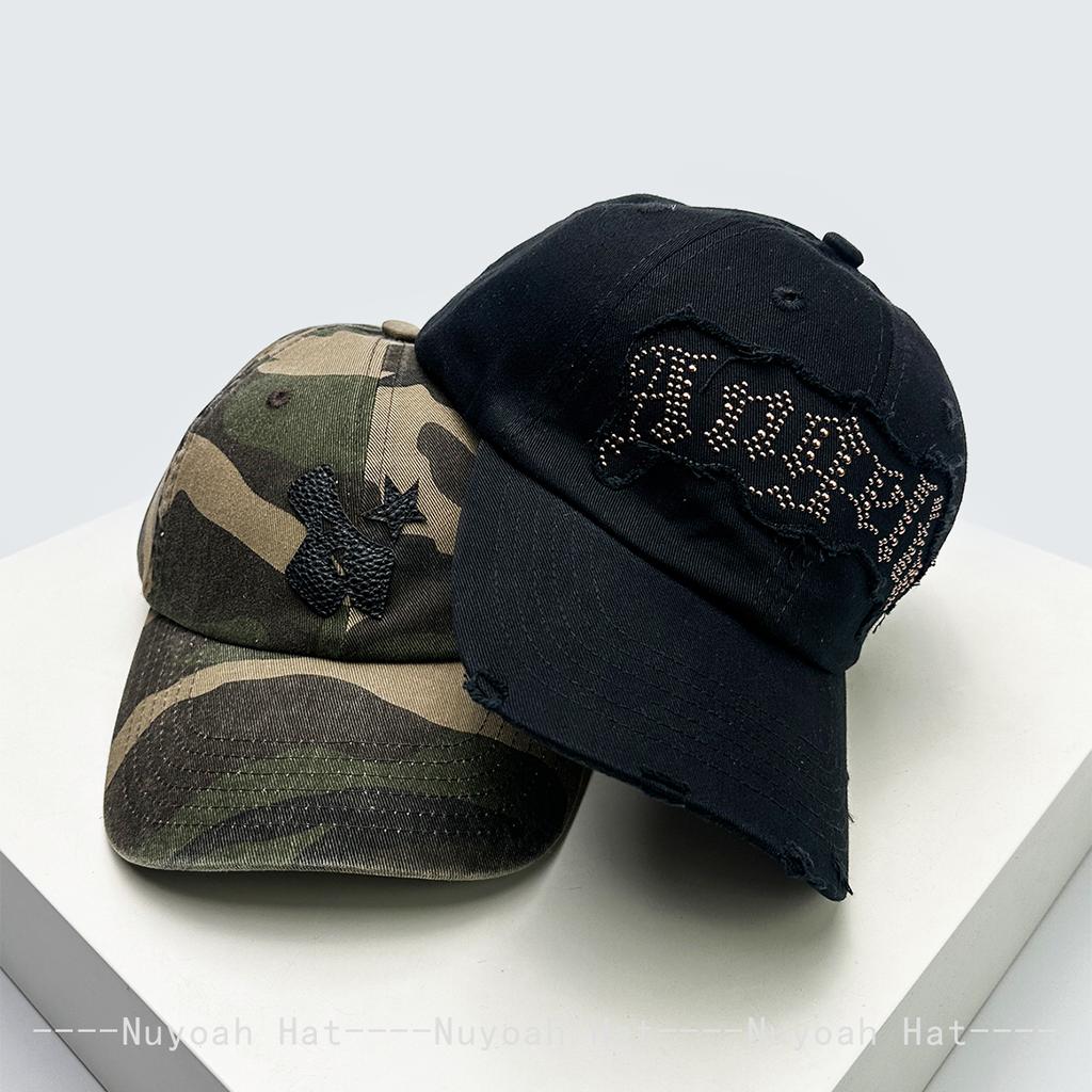 New Men Women Camouflage Patched Hot-dipped Letters Baseball Hats Sunshade Leopard Print Versatile Personal Peaked Caps Fashion