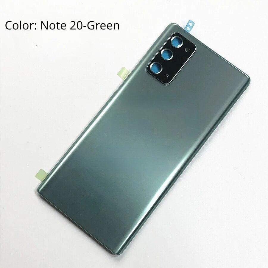 Back Glass For Samsung Galaxy Note 20 Ultra Note 20 Back Battery Cover Rear Door Housing  with Camera Lens