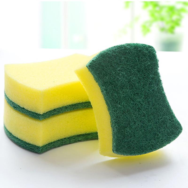 Non Scratch Scrub Sponge Super Absorbent Dish Sponge Kitchen Cleaning Dish Scrubber Sponge Cleaning Sponge For Pan Pot JAF259