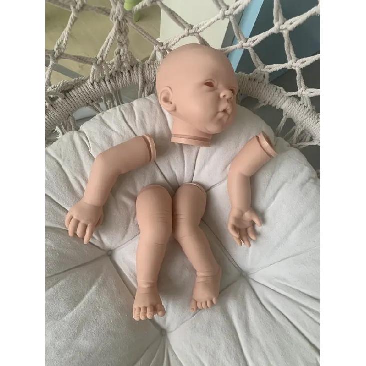 NPK 18inches reborn doll kit Santina popular prototypes lifelike real soft touch fresh color