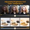 U800 600 LED Video Panel Light Kit Camera Light Studio Photography Lamp Dimmable 3200-5600K for Gaming Stream Conference Makeup