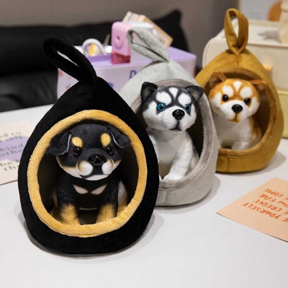 Soft Stuffed Animal Doll Detachable Husky Dog Doll Simulation Dog Plush Toy  Kids Birthday Gift