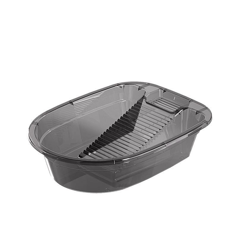 Laundry Basin With Washboard Integrated Household Plastic Wash Basin Multifunctional Laundry Basin For Clothes Dorm Hand Washing