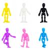 Flexible Bendable Skeleton Figures Set of 36 Durable Soft Plastic Skeletons for Themed Party Decorations and Activities