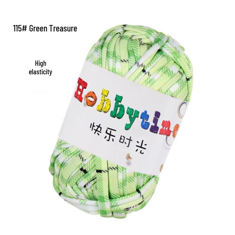 Cloth Strip Yarn DIY Crochet Kit: Handmade Bag, Knitting Material for Cushions, Carpets, and Dolls