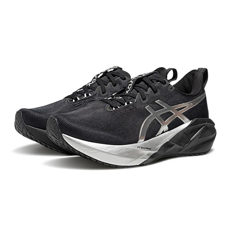 Asics Men's Novablast 5 Black Pure Silver 1011C193-001
