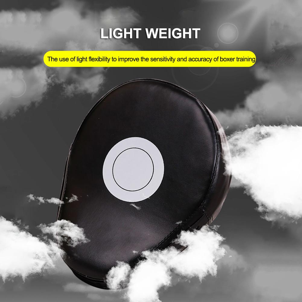 Curved Boxing Hand Target PU Leather Curved Punching Mitts Breathable Kickboxing Pads Boxing Focus Pad for Martial Arts Training