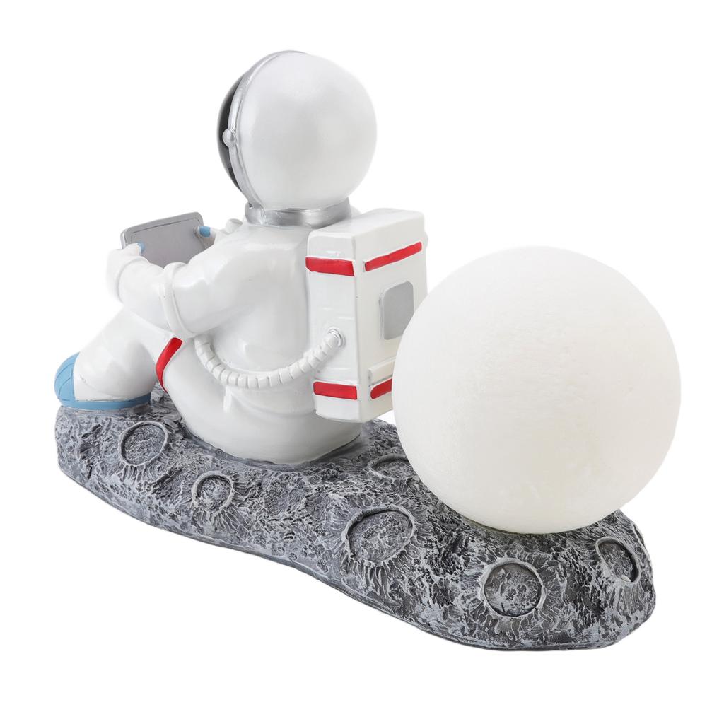 Astronaut Moon Night Light LED Decoration Resin Craft Night Light with Astronaut Back To The Moon