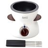 Pearl Metal Heartful 2 Electric Chocolate Fondue Maker, White, D-138
