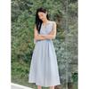 JUZI Annakou Lyocell Drawstring Sleeveless Dress