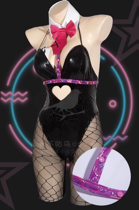 Hatsune Miku Rabbit Hole Cosplay Costume Wig Included Costume Transformation Fancy Dress Cosplay Cultural Festival School Festival Halloween Christmas