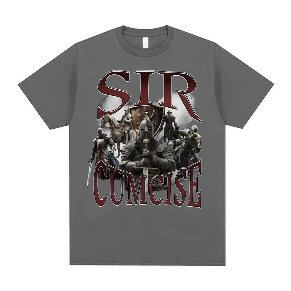 2026 Sir Cumcise Graphic T Shirt Men Women Vintage Tshirt Short Sleeve Men Casual Crewneck T Shirts Man pure Cotton Top