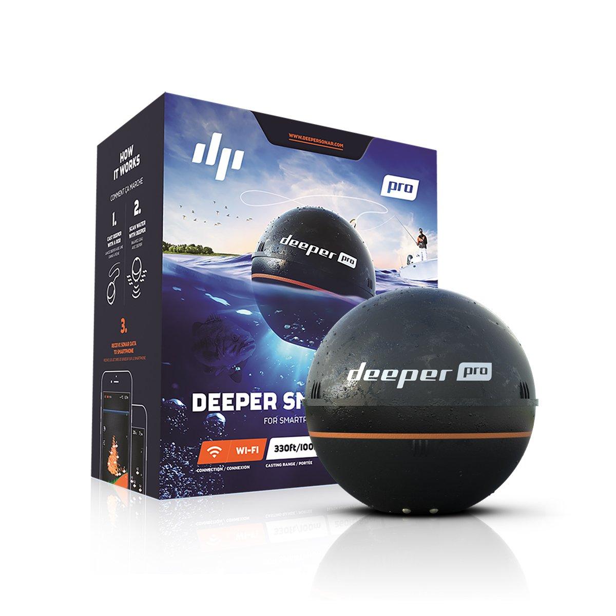 

Продукт японского дистрибьютора с беспроводным смарт-эхолотом Deeper Pro Беспроводной эхолот [Официальная гарантия] (Wi-Fi) ПТ-БТ-000003