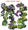 Oversize 6 IN 1 Transformation Devastator Toys Boy Robot Car KO G1 Excavator Trucks Model Action Figure Kid Adult