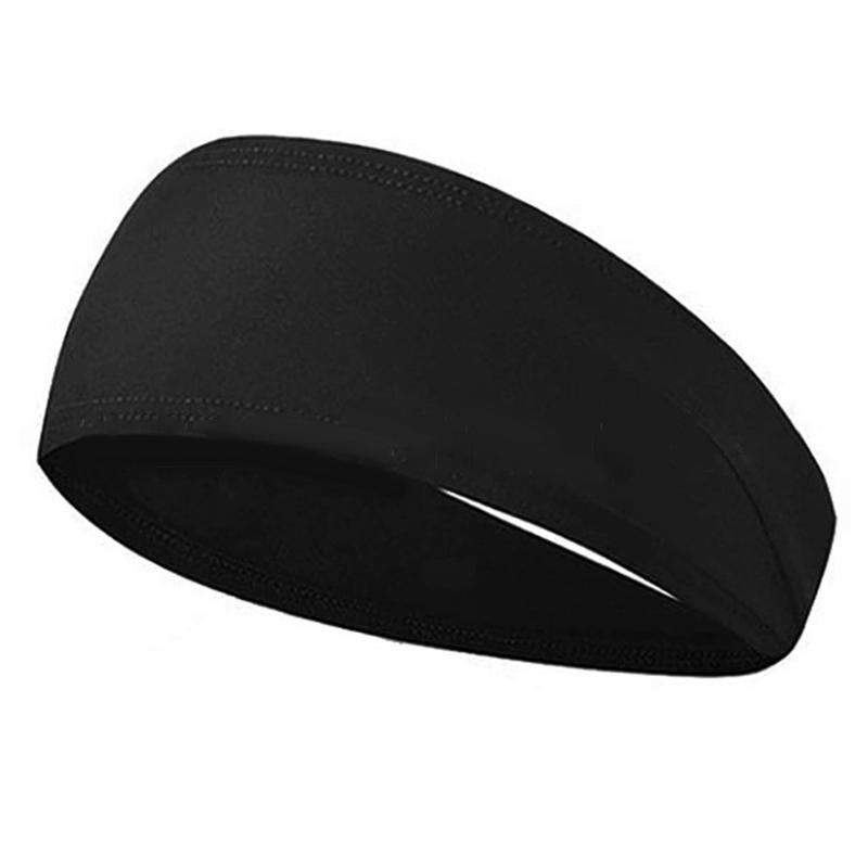 Men Women Sports Headband Sweatband Stretch Elastic Gym Fitness Running Yoga Headwrap Breathable Quick-Dry Absorbent Hair Bands