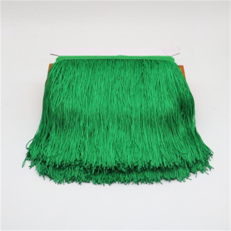 1 yards Long Fringe Lace Tassel Polyester Lace Trim Ribbon Latin dance skirt curtain fringes for sewing DIY Accessories tassle