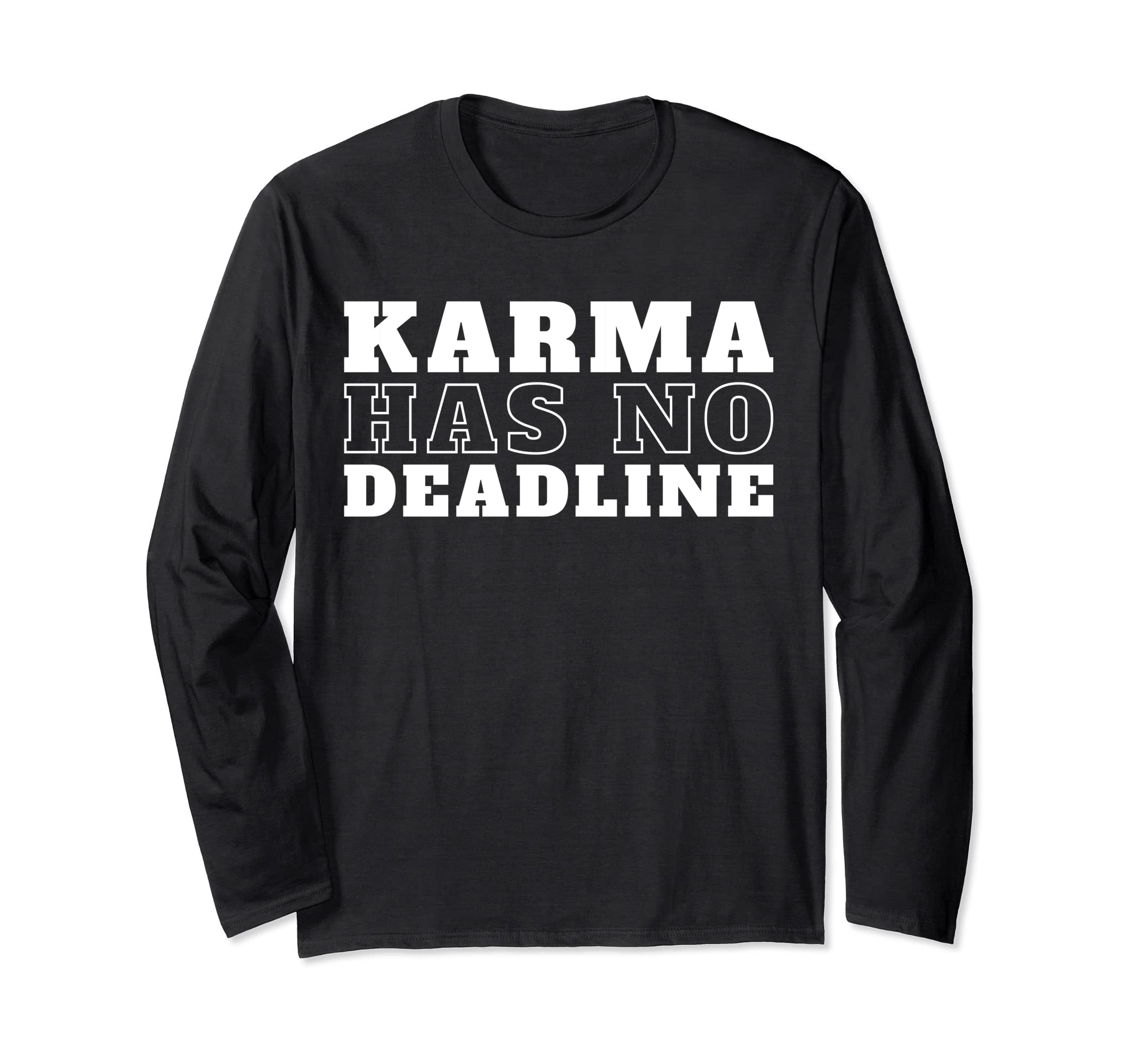 

Karma Has No Expiry Long Sleeve T-Shirt чёрный