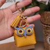 Cute Key Bag Owl Coin Purse Mini School Bag Car Key Chain Pendant Lady Wallet Leather Coin Purses Coin Purse Keychain