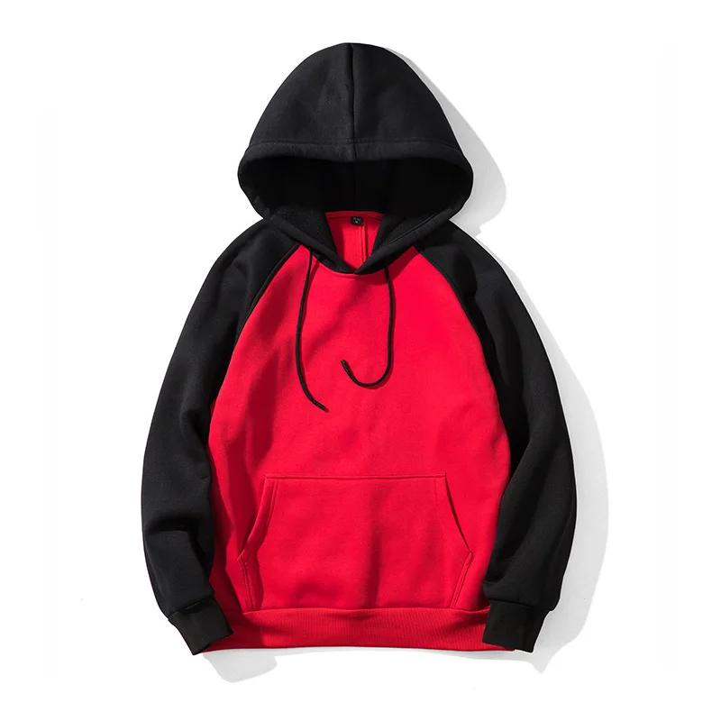 

Men s Hoodies Sweatshirts Multicolor Hooded Coat Pullover for Male Color Matching Hoodie Sweatshirt S
