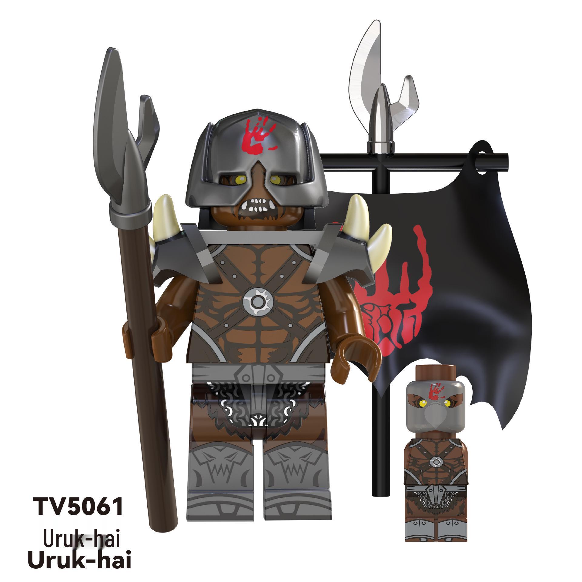 Lord of the Rings Orc Legion Building Block Figure Toy - TV6408