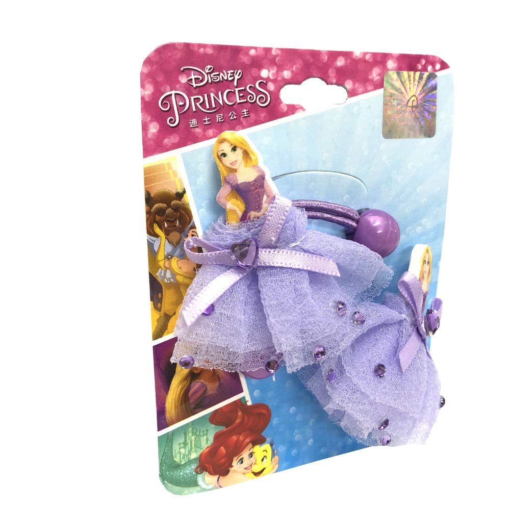 Disney Princess Dress Hair Ties (Rapunzel) Set of 2 (Product Code: 13738) [Same-Day or Next-Day Shipping]