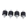 4 Pieces Rubber Mounts Intercooler Vehicle Parts Sturdy Car Accessories Shock Absorbers Replacement for T4 191 201 256