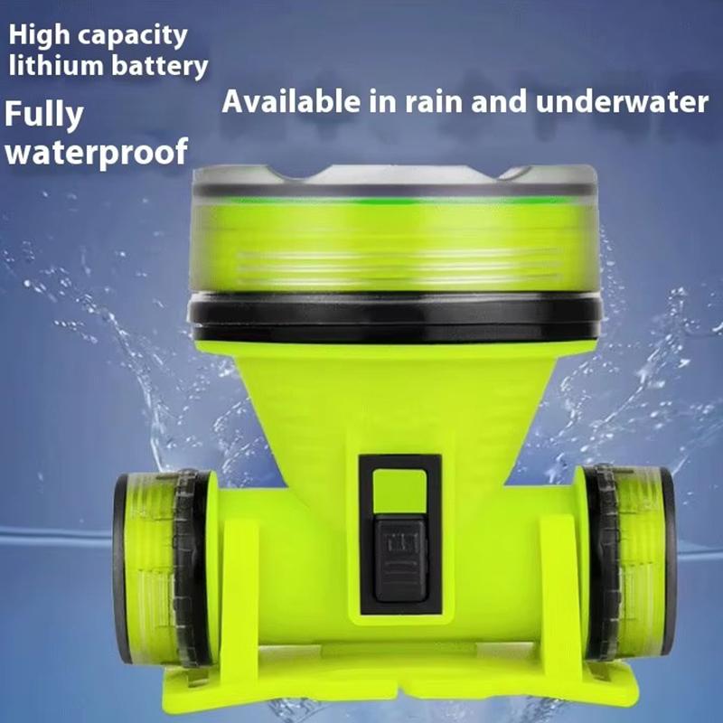 Portable Rechargeable Diving Headlight 350m Underwater Submersible Waterproof Super Bright LED Diver Spearfishing Headlamp NEW