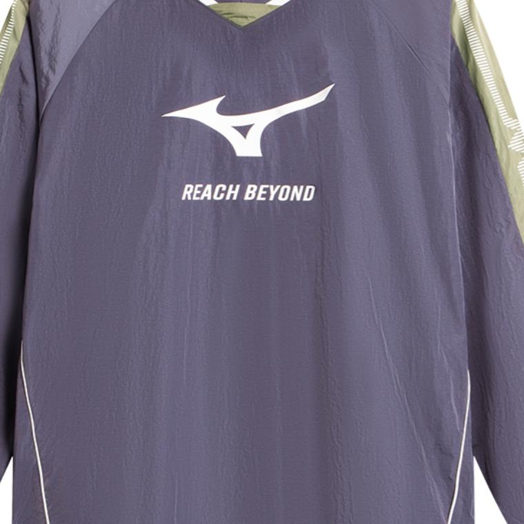 Mizuno Unisex Casual Sports Long Sleeve Pullover Sweatshirt Phantom-Purple K2CE53Y336