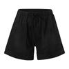 Womens Comfy Drawstring Casual Elastic Waist Pocketed Loose Shorts Pants