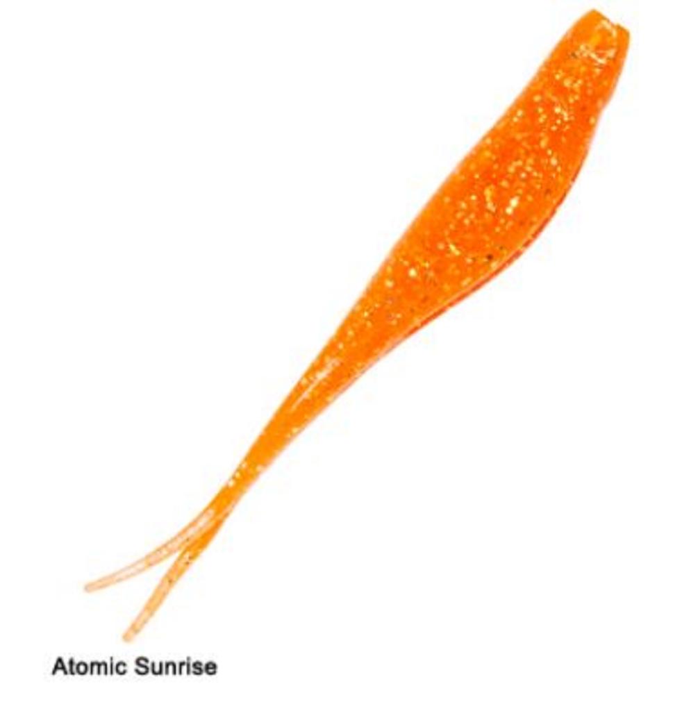Zman Soft Lure Jerk ShadZ 4 Inch 5/Pack Atomic Sunrise (5367)