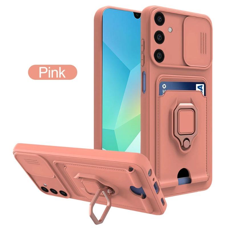Skyv Kamera Armor Telefondeksel for Samsung Galaxy S25Ultra S25Edge S24 S23 S22 S21 S21 S20 Plus FE A56 A16 A36 A26 A55 A15 A05S Militære Støtfangere Deksel