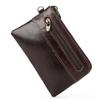 Men's and Women's Purse Coin Purse Leather Vintage Cowhide Zipper Card Cowhide Coin Bag Coin Wallet