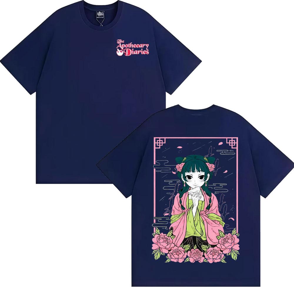 New Anime The Apothecary Diaries Maomao Tshirts Harajuku Fashion Kawaii Cute Tshirt Men Women Retro Cartoon Streetwear T Shirt