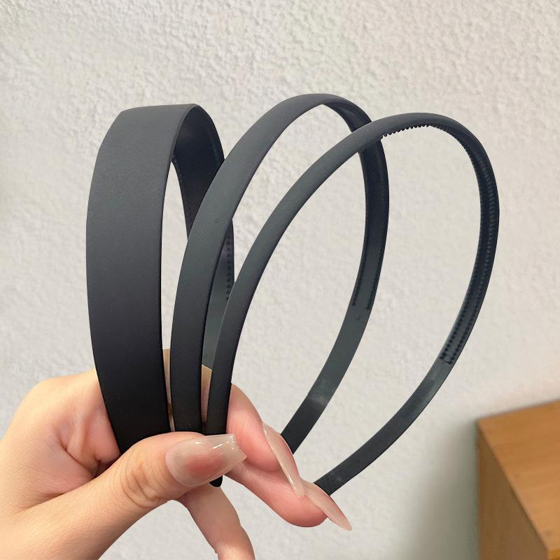 Matte Finish Toothed Headband for Women - Non-Slip Hair Band for Face Wash, Skincare & Crushed Hair Styling, Summer Essential