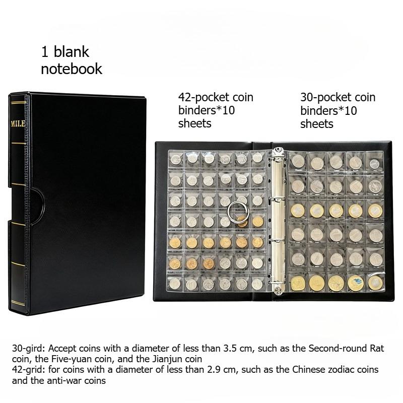 High-end coin collection albums, commemorative coin storage albums, ancient coin protection, cent coin albums, zodiac coin albums, banknote album