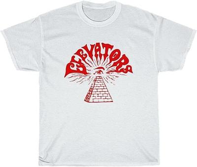 Vintage Stil Band 13th Floor Elevators T-Shirt Weiß Unisex S-5XL Unisex T-Shirt