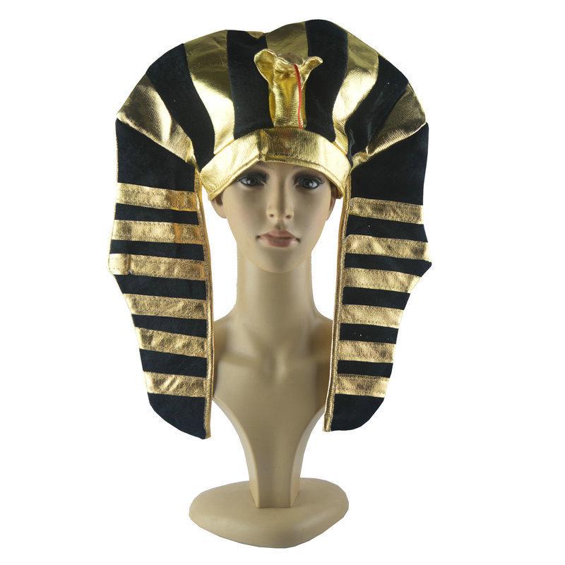 Cleopatra Pharaoh Headpiece: Snake Scepter & Hair Accessory Set for Party Performance