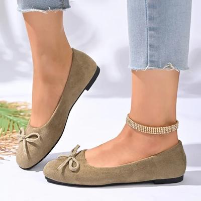 Shoes for Women 2025 New Shallow Women's Flats Fashion Butterfly-knot Plus Size Light Concise Comfortable Casual Flat Shoes