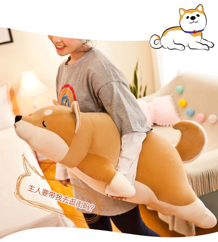 Shiba Inu Plüschkissen: Gemütliches Corgi & Hund Puppen Rückenlehnen Ornament für das Wohnzimmer