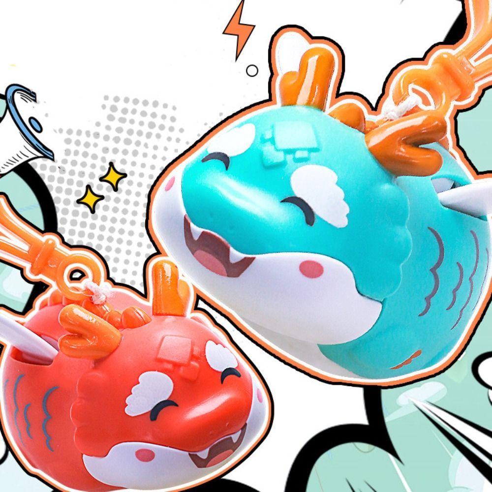 

Брелок-фигурка в виде животного из мультфильма, растягивающийся, дракон, детская игрушка красный