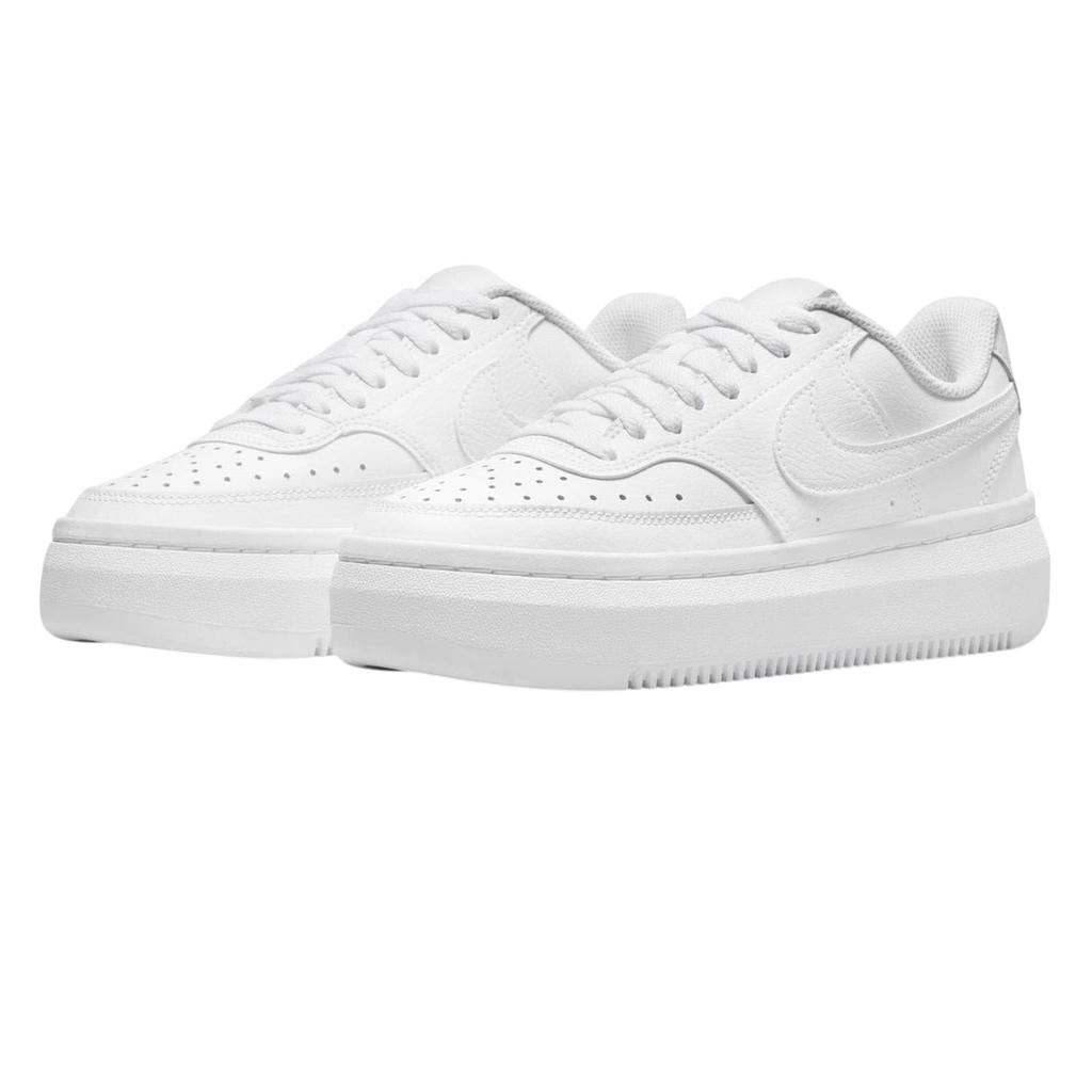 Nike Womens/Ladies Court Vision Swoosh Leather Platform Trainers