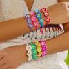 Colorful Flower Bracelet Boho Egg Flower Bangle Cute Bohemian Beach Jewelry  Party Jewelry