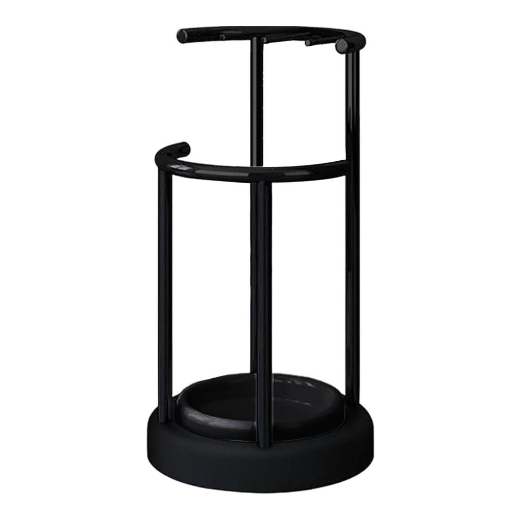 Metal Umbrella Stand Rack Storage Bucket Large Capacity Drip Tray Umbrella Holder for Supermarket Hotel Entry Hallway Corridor